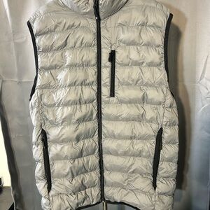 Men's Gray Puffer Vest